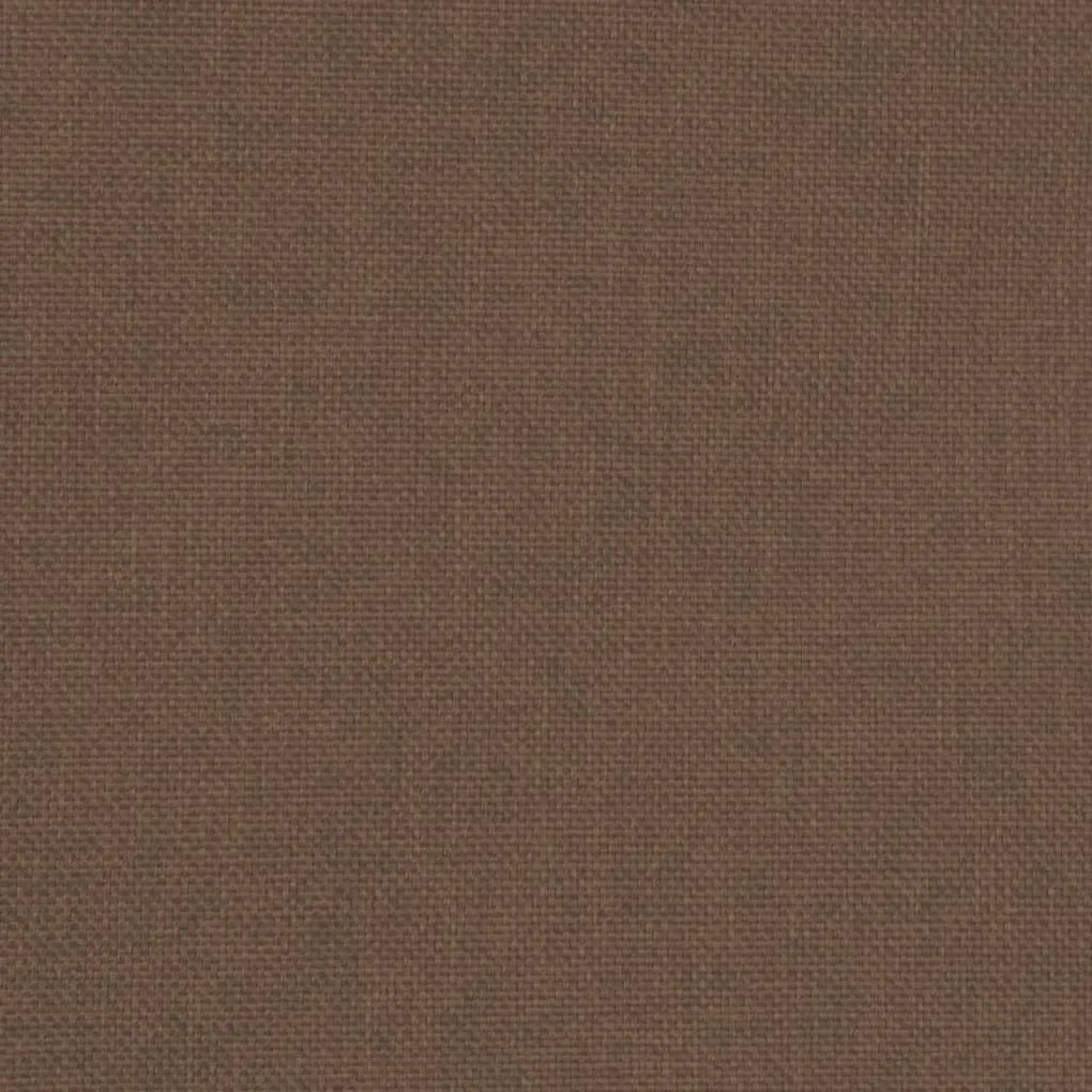 vidaXL Πολυθρόνα Μπάρελ Καφέ Υφασμάτινη με Υποπόδιο