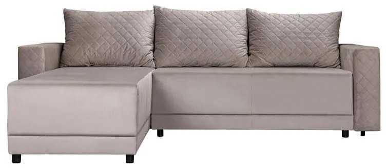 Γωνιακός Καναπές - Κρεβάτι LOTOS Καφέ 237x168x80εκ 237x168x80 εκ.