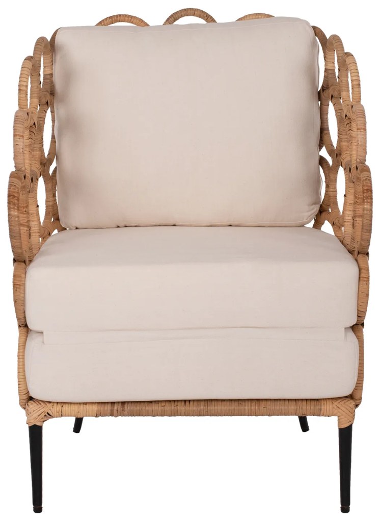 ΠΟΛΥΘΡΟΝΑ RINGER HM9341 ΑΠΟ RATTAN-ΜΕΤΑΛΛΟ ΦΥΣΙΚΟ ΧΡΩΜΑ 65x69x86Y εκ.