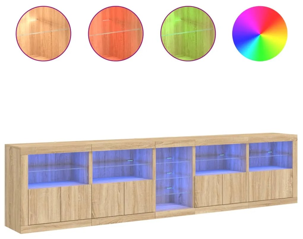 ΜΠΟΥΦΕΣ ΜΕ LED SONOMA ΔΡΥΣ 283 X 37 X 67 ΕΚ. 3209025