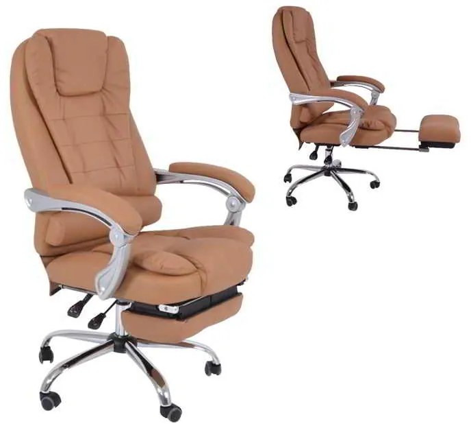 Καρέκλα Γραφείου Relax BF9700 PU Μπεζ 67x72x120/128cm