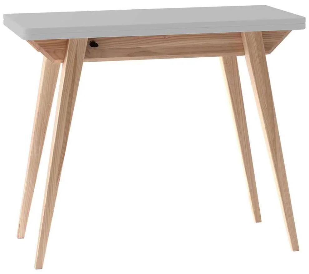 Τραπέζι Επεκτεινόμενο Envelope ENVELOPEEXT8 90x45x76/90x90x74,8cm Pearl Grey Mdf,Ξύλο