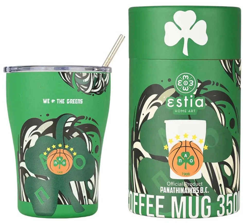 Ποτήρι Θερμός 350ml Estia Panathinaikos B.C. Edition We The Greens 00-27247