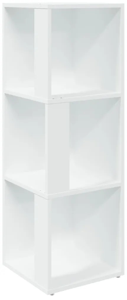 vidaXL Ντουλάπι Γωνία Λευκό 33 x 33 x 100 εκ. από Επεξ. Ξύλο