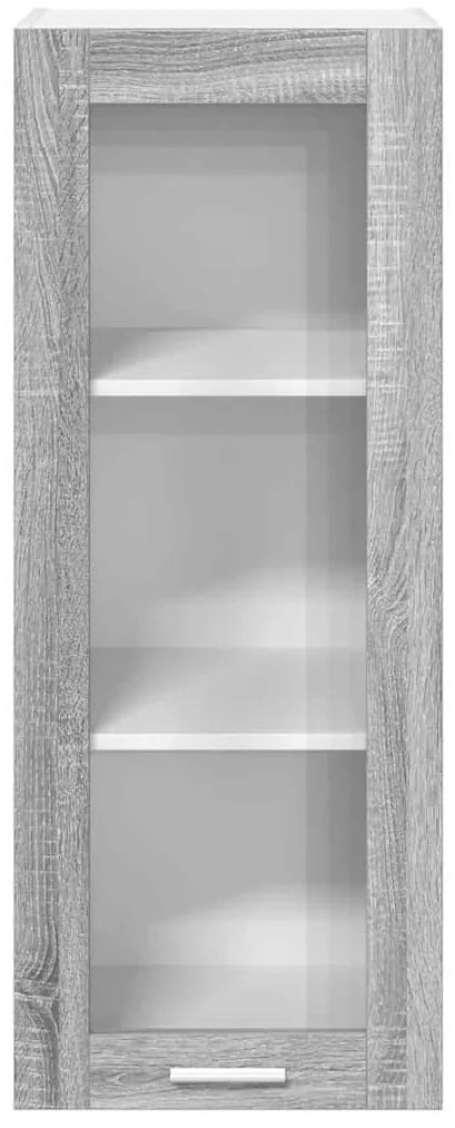 vidaXL Κρεμαστό ντουλάπι με αποθήκευση Γκρίζο Σονομα 40 x 31 x 100 εκ.