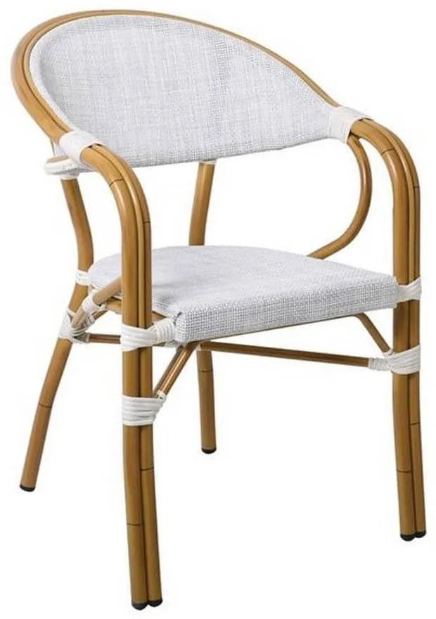Πολυθρόνα Vegera Dining Ε258,13 57x59x84cm Natural-Textilene Ecru