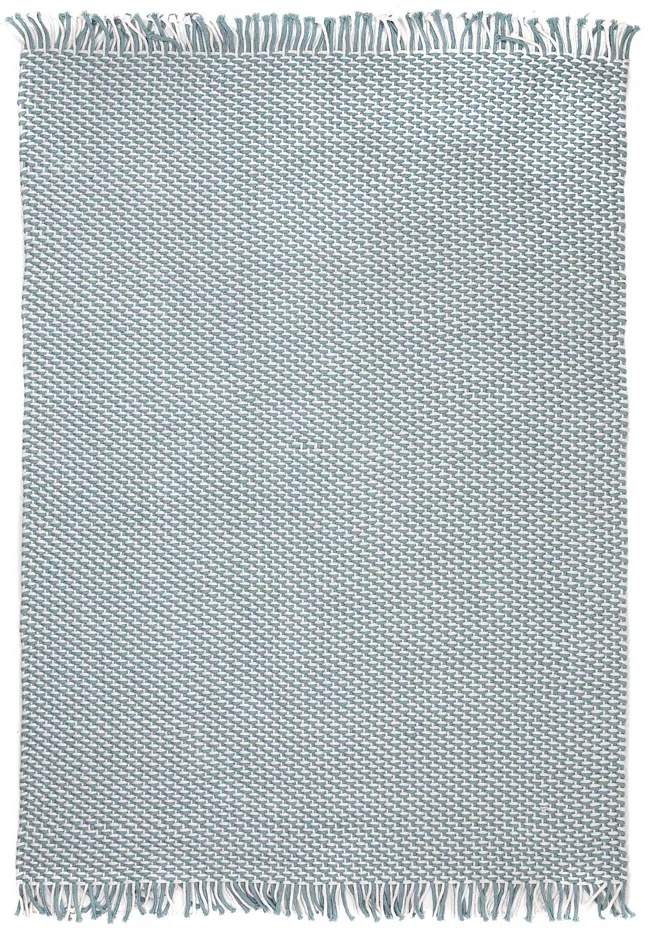 Καλοκαιρινό χαλί Duppis OD2 White Blue 160 x 230