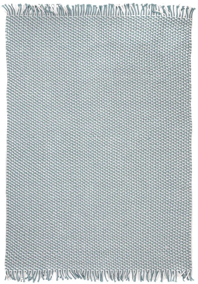 Καλοκαιρινό χαλί Duppis OD2 White Blue 200 x 250