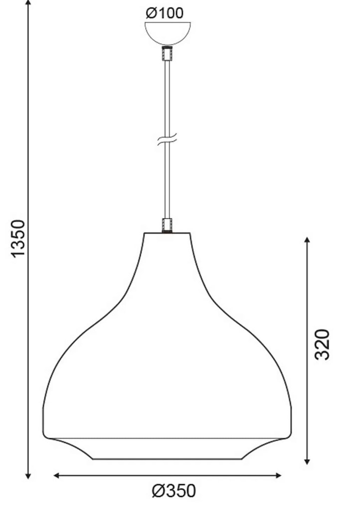 Φωτιστικό Οροφής Style KS080335PL Petrol Metal