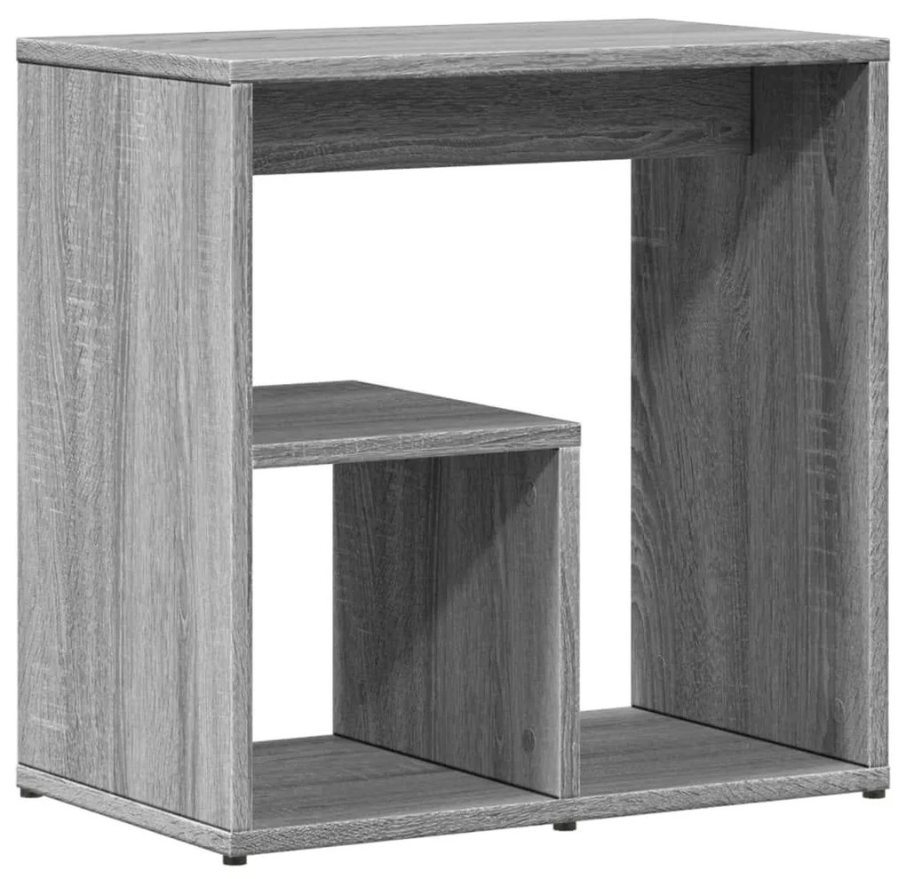 Βοηθητικό Τραπέζι Γκρι Sonoma 50x30x50 εκ. Επεξεργασμένο Ξύλο - Γκρι