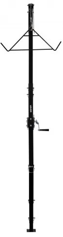 VEVOR Truck Hitch Game Hoist, 600 lbs Load Capacity, Hunting Deer Hoist with 2-inch Receiver, 360-Degree Swivel Shaft &amp; Adjustable Height, Includes Gambrel Winch for Skinning &amp; Cleaning Game