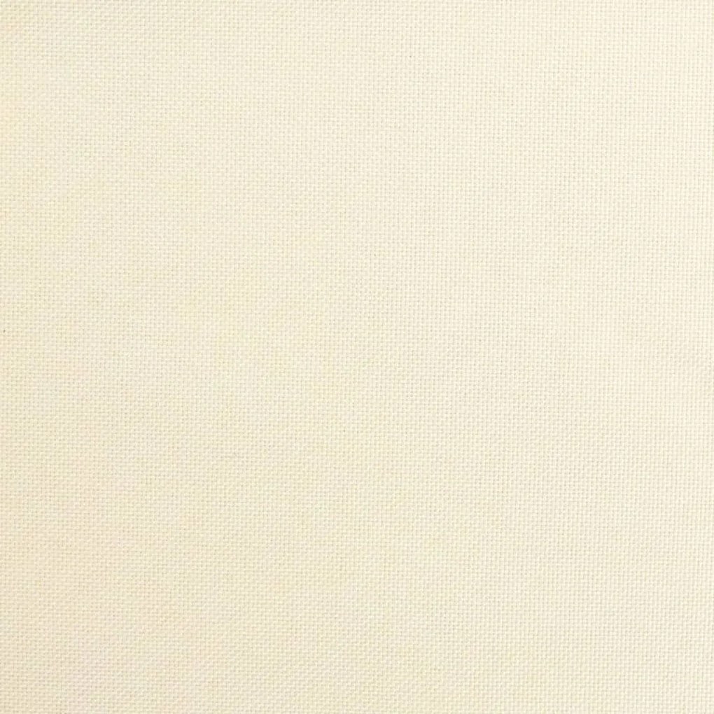 vidaXL Καρέκλα Τραπεζαρίας Κρεμ Υφασμάτινη