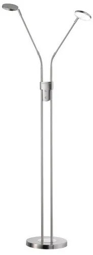 Επιδαπέδιο Φωτιστικό LED Μέταλλο Luna Η150 Φ25 Fischer Honsel-840037-Νίκελ Ματ 840037