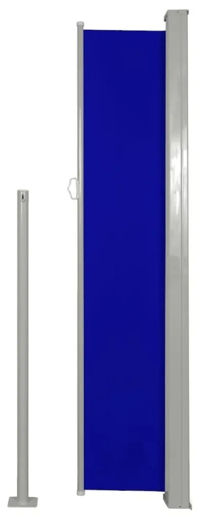 Σκίαστρο Βεράντας Πλαϊνό Συρόμενο Μπλε 160 x 300 εκ. - Μπλε