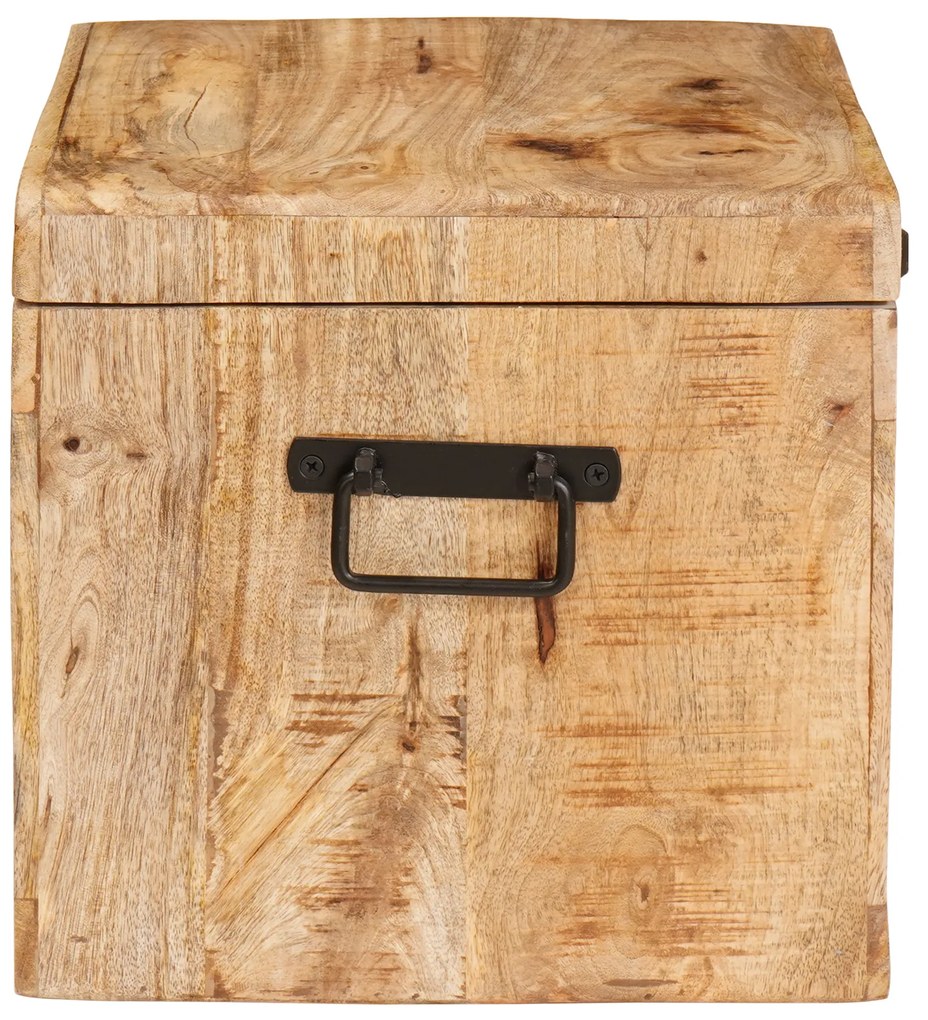 vidaXL Κουτί αποθήκευσης 70 x 35 x 40 εκ. Μασίφ ξύλο μάνγκο