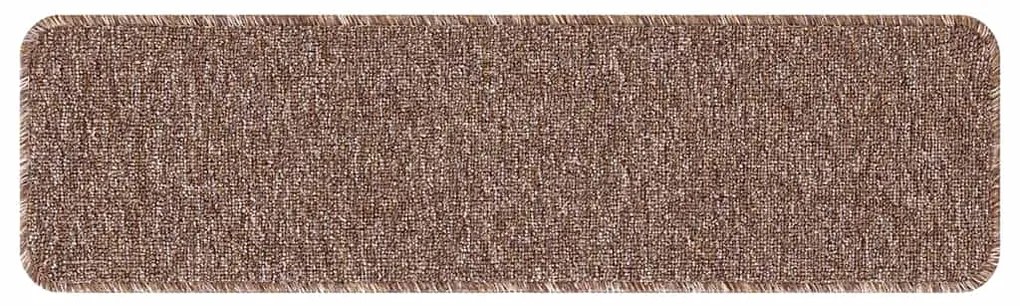 vidaXL Σκαλοπάτια 15 pcs Καφέ 75 x 20 cm Πολυπροπυλένιο