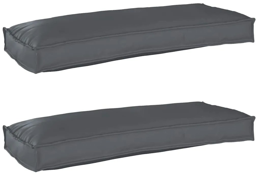 vidaXL Σετ Μαξιλαριών Πάγου 2 pcs Ανθρακί 100 x 40 x 8 εκ