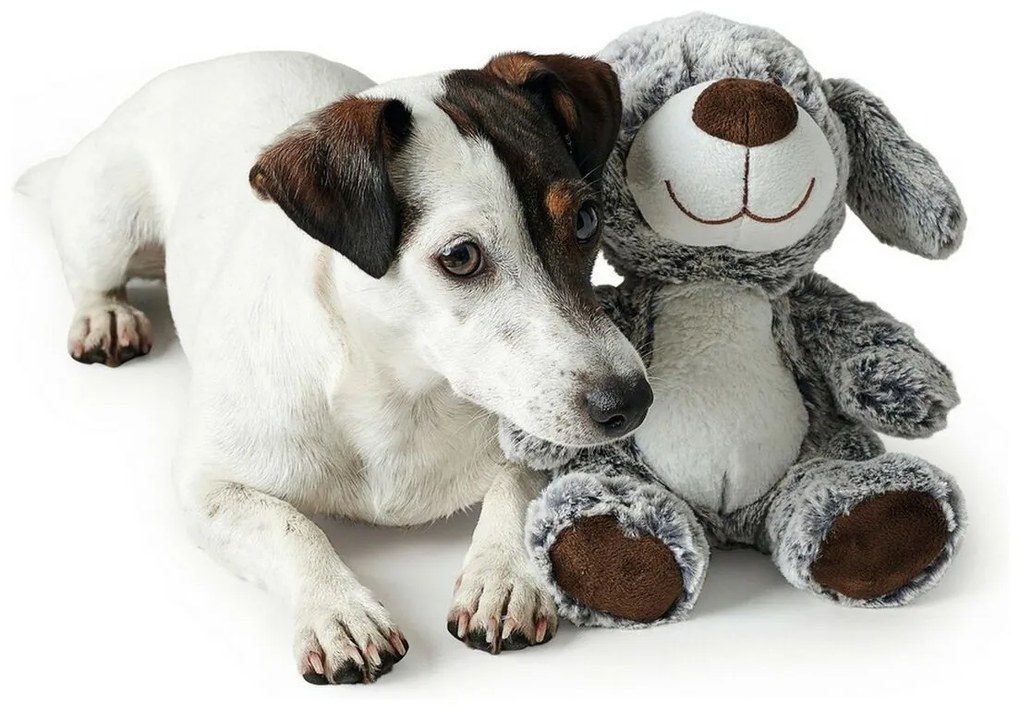 Βελούδινο Ζωάκι για Σκύλους Hunter Faro Γκρι πολυεστέρας Σκύλος