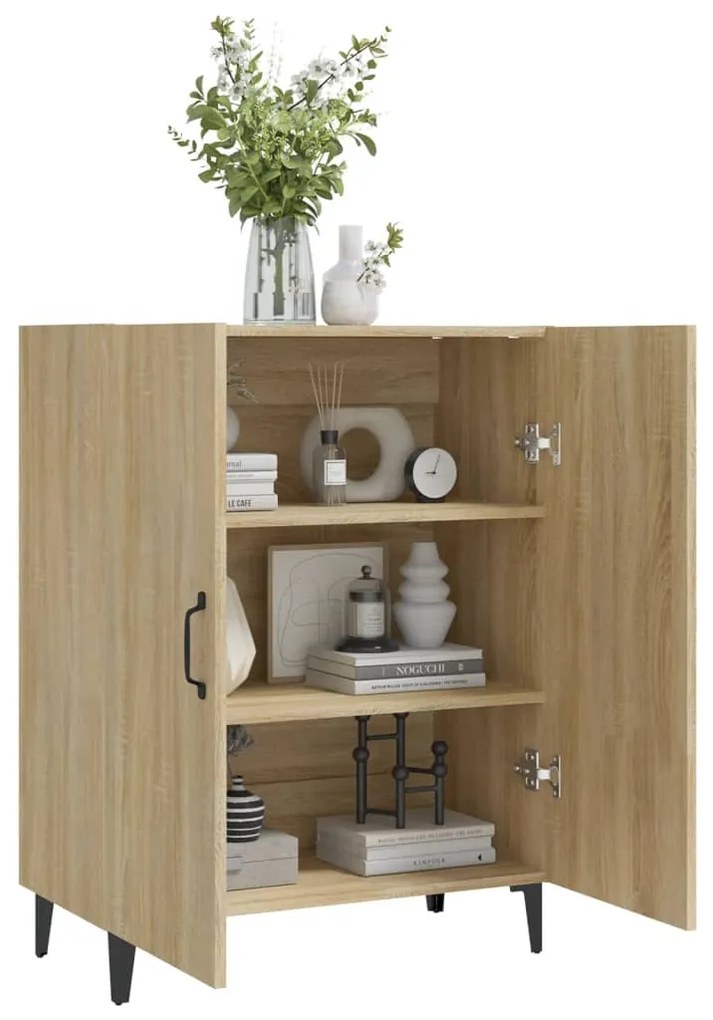 vidaXL Ντουλάπι Sonoma Δρυς 70 x 34 x 90 εκ. από Επεξεργασμένο Ξύλο