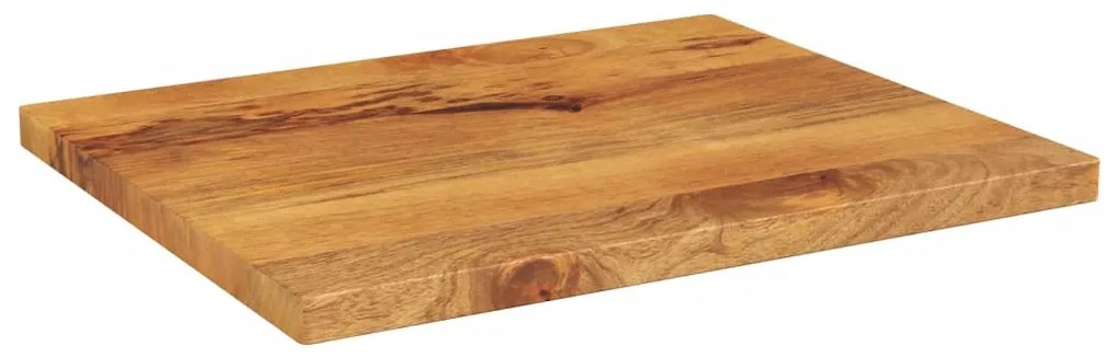 vidaXL Επιφάνεια Τραπεζιού Ορθογώνια 60x50x2,5 εκ. Μασίφ Ξύλο Μάνγκο