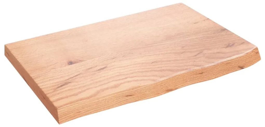 Πάγκος Μπάνιου Αν. Καφέ 60x40x(2-4) εκ. Επεξεργ. Μασίφ Ξύλο 3156105
