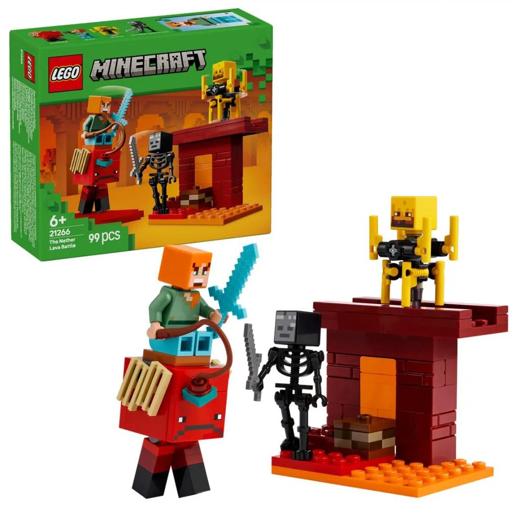 Lego 21266 Minecraft The Nether Lava Battle για 6+ Ετών 99τμχ