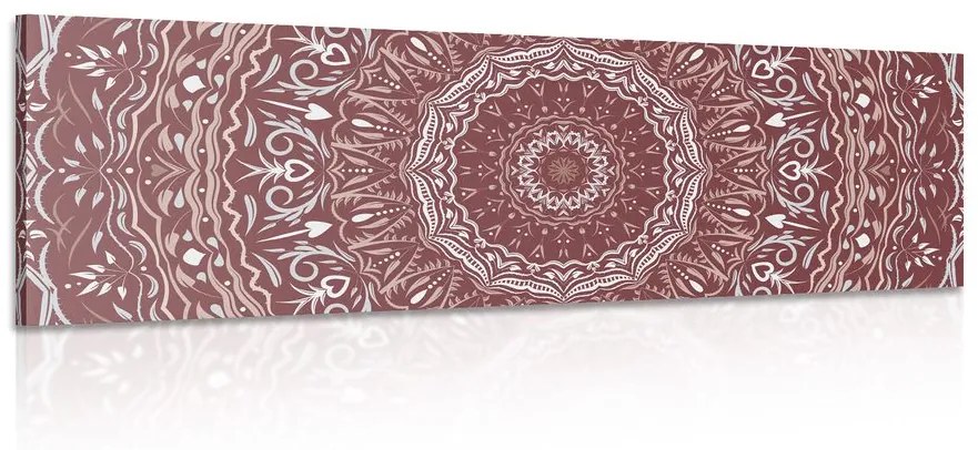 Εικόνα Mandala σε vintage στυλ σε ροζ - 120x40