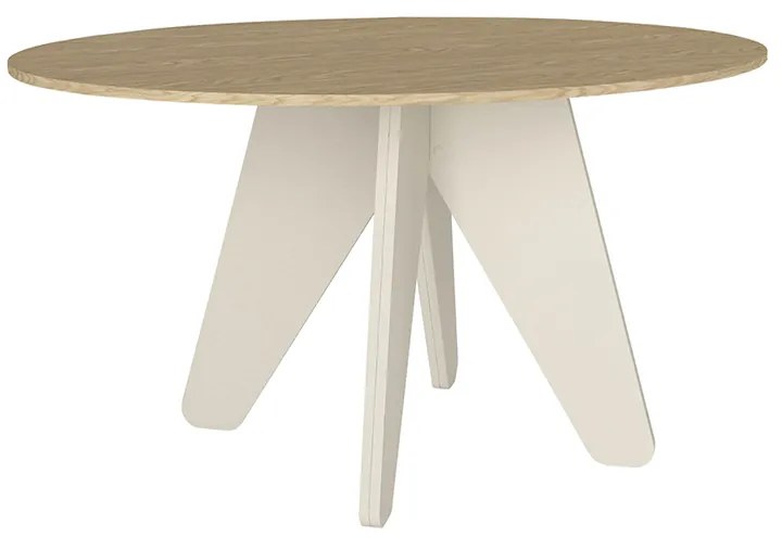 Τραπέζι Rebel Megapap χρώμα rota oak - sandstone 150x90x75εκ.