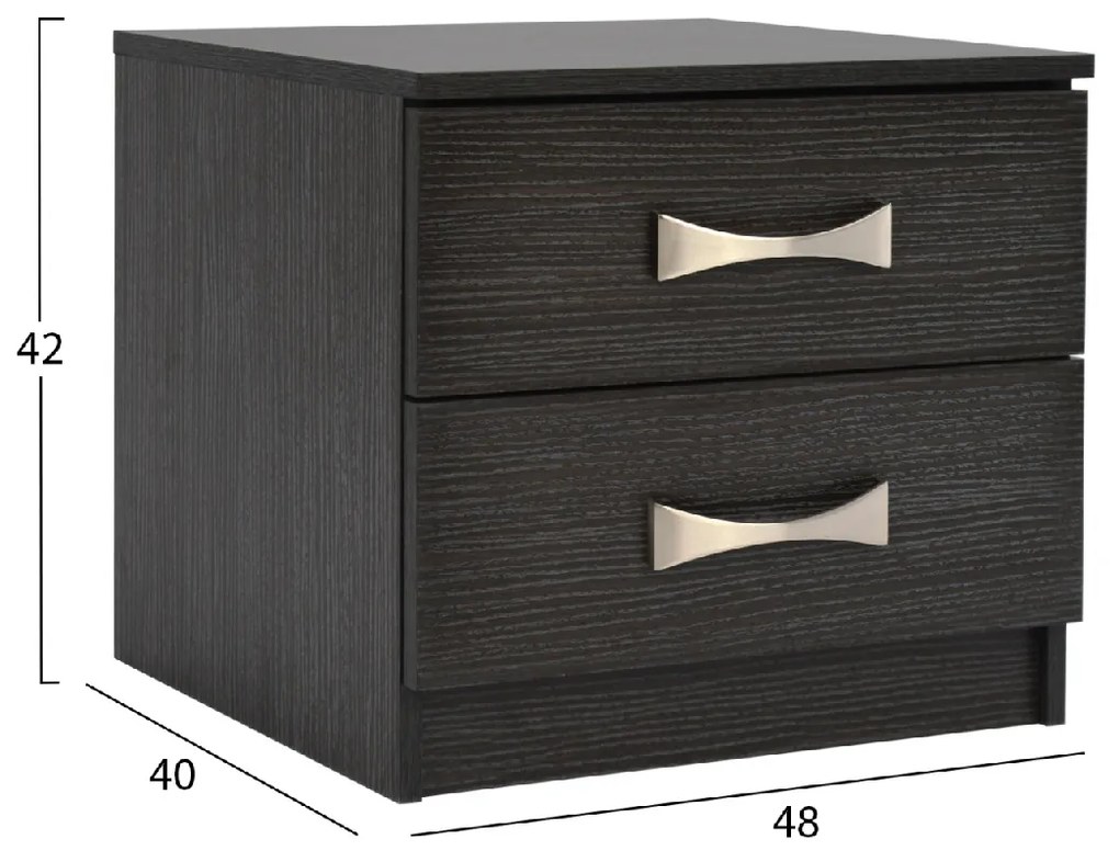 ΚΟΜΟΔΙΝΟ ΜΕ 2 ΣΥΡΤΑΡΙΑ ΚΑΙ ΧΕΡΟΥΛΙ ASHLYN HM2235.01 ZEBRANO 48x40x42Yεκ.