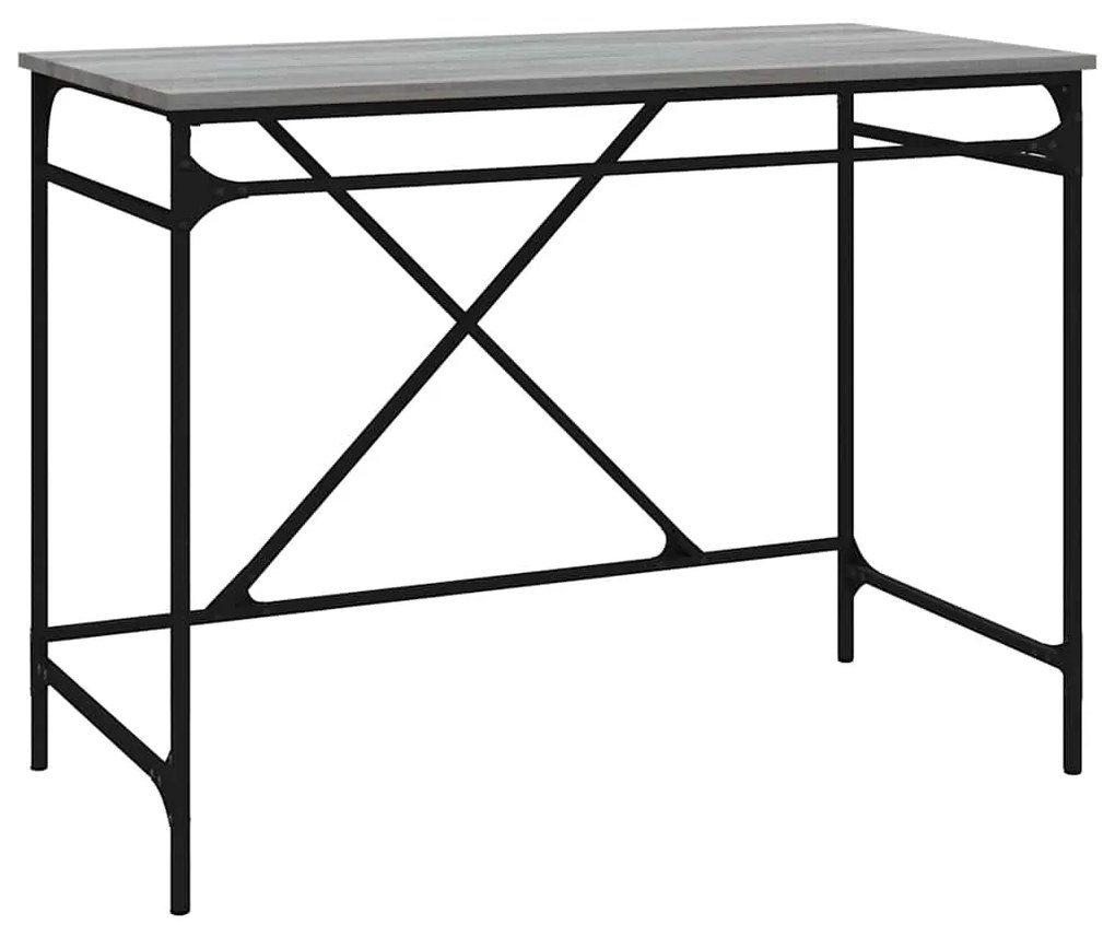 vidaXL Γραφείο Γκρι Sonoma 100 x 50 x 75 εκ. από Επεξεργασμένο Ξύλο