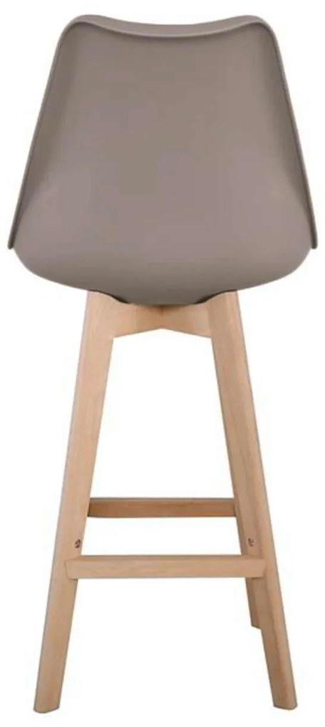 Σκαμπώ BAR MARTIN PP Sand Beige Beige 49x57x74/111cm (Σετ 4 ΤΕΜ)