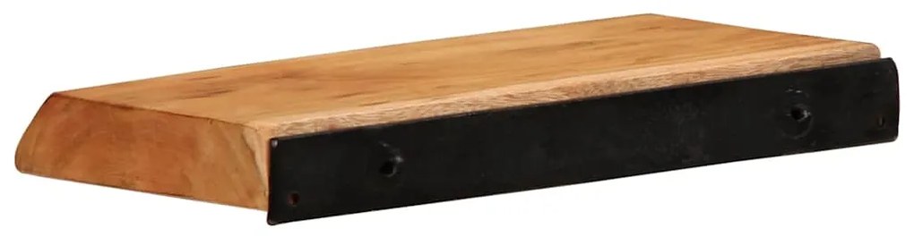 vidaXL Ράφια Τοίχου 2 τεμ. 30x20x3,5 εκ. από Μασίφ Ξύλο Ακακίας