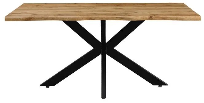 Tραπέζι Gilman MDF sonoma-μαύρο 150x90x75εκ 150x90x75 εκ.