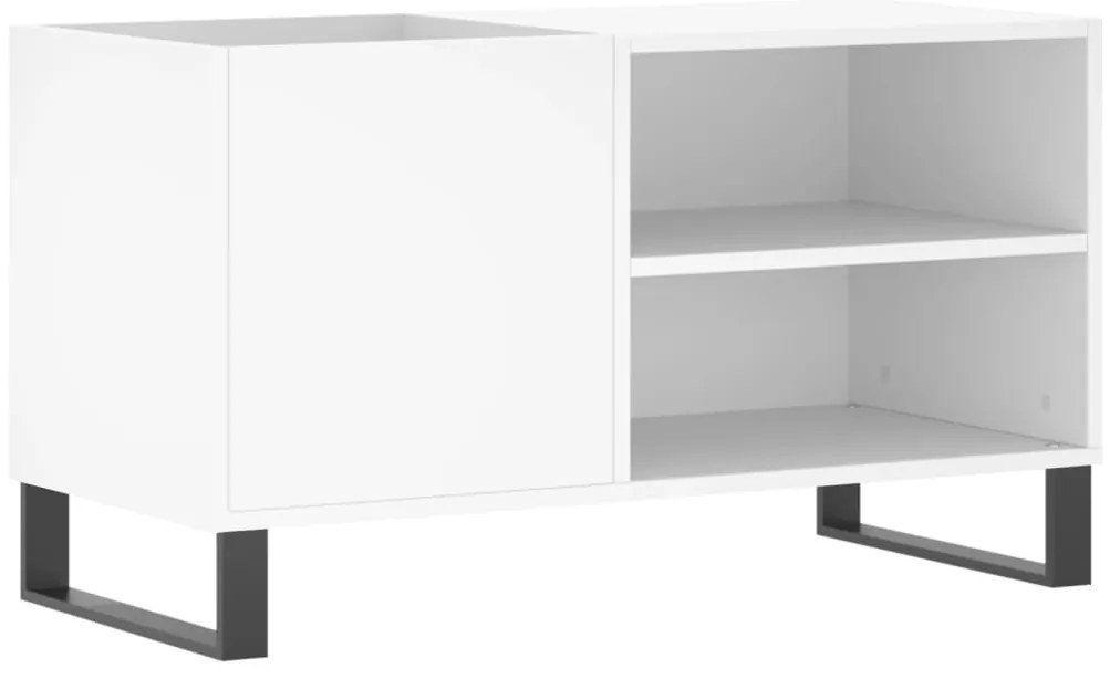 vidaXL Δισκοθήκη Λευκή 85 x 38 x 48 εκ. από Επεξεργασμένο Ξύλο