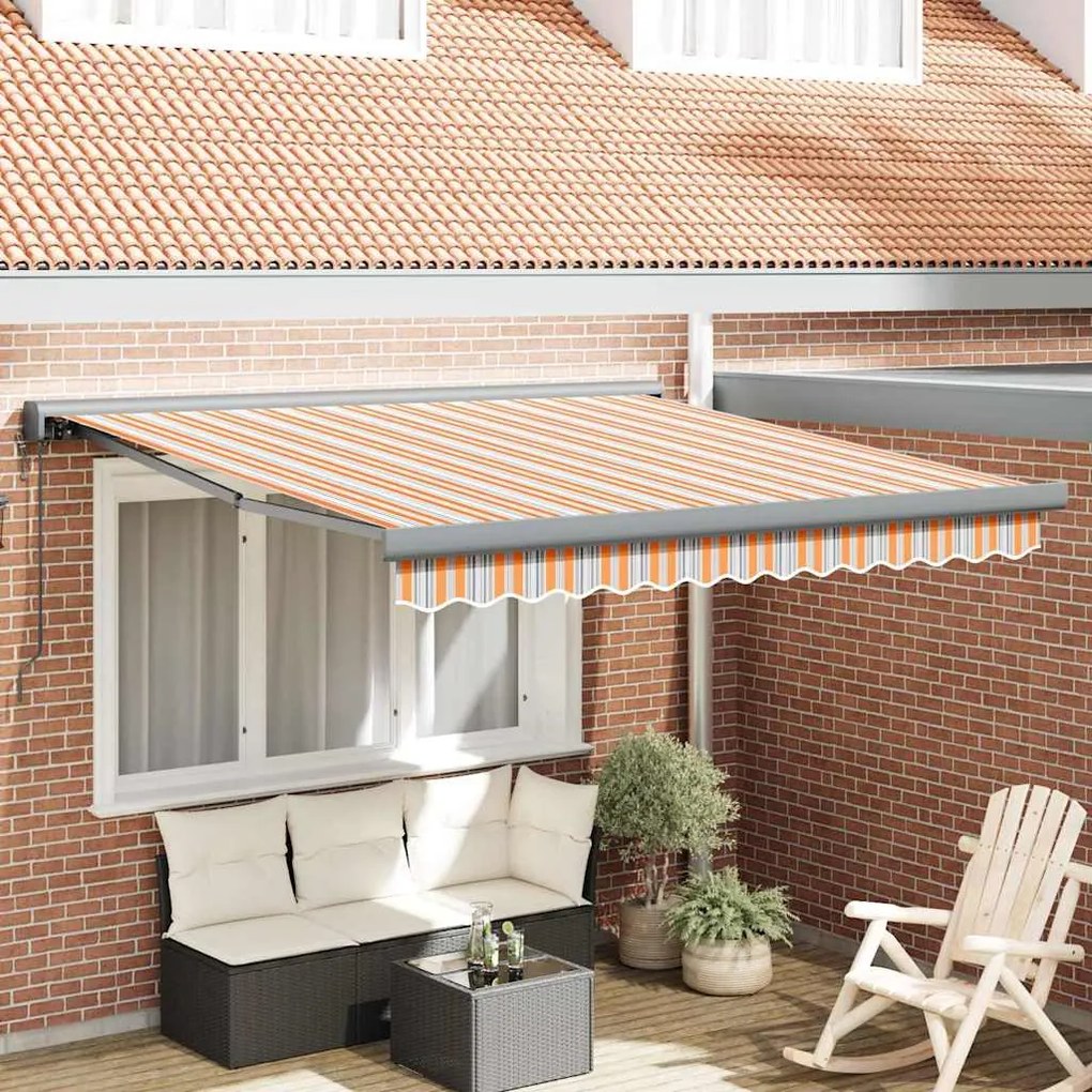 vidaXL Σκηνίτσα Αναδιπλούμενη Πολύχρωμο 300 x 250 εκ Ύφασμα, Μέταλλο