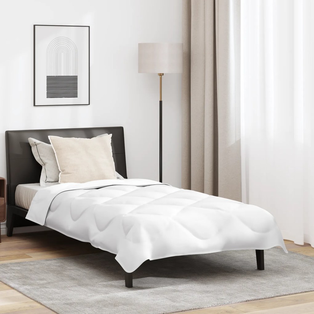 vidaXL Διπλό με Μαξιλάρι Άλλο 2 pcs Λευκό 140 x 220 cm Μικροΐνες