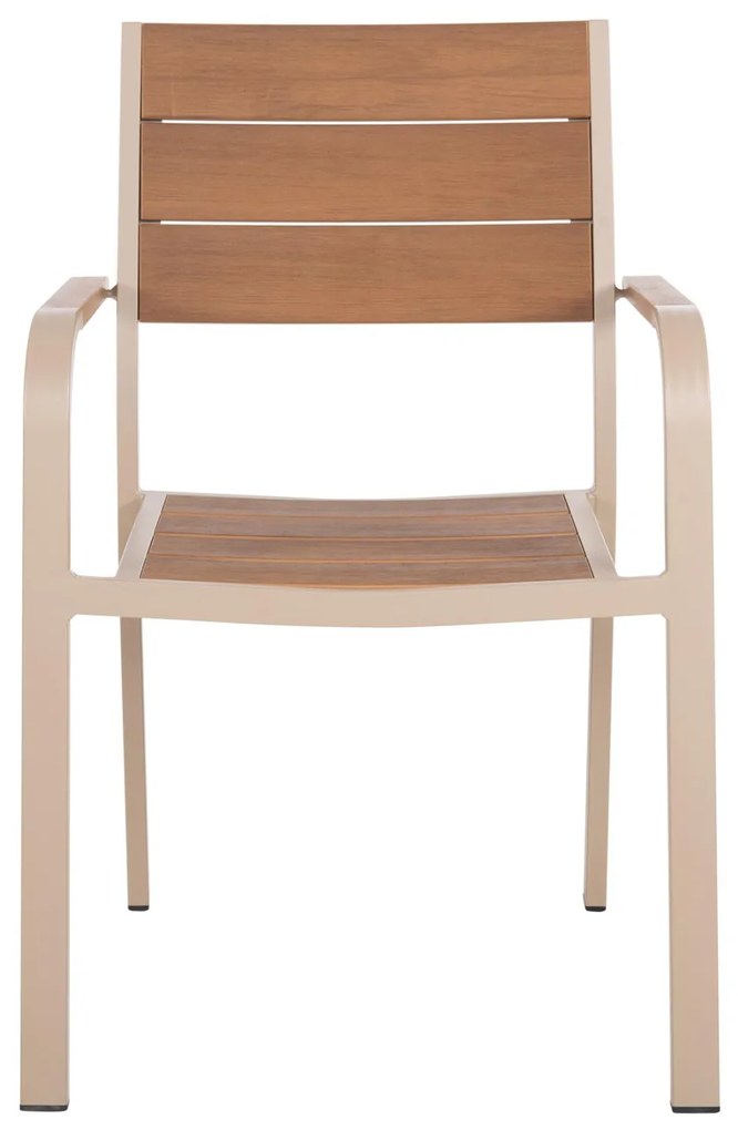 Καρέκλα - Πολυθρόνα SAGA C5127.04 Αλουμινίου Σαμπανί με Polywood 55x52x86Yεκ. 55x52x86 εκ.