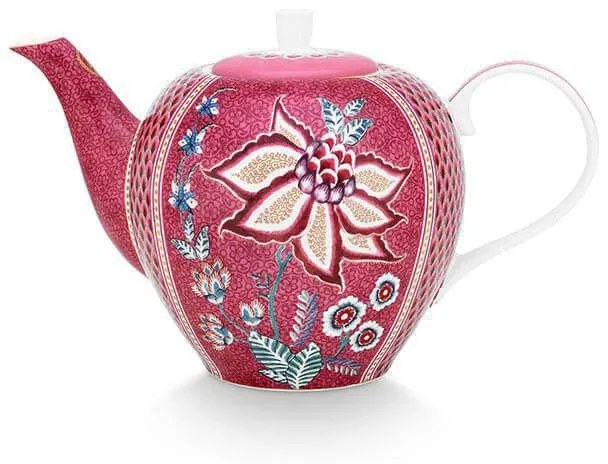 ΜΕΓΑΛΗ ΤΣΑΓΙΕΡΑ 1.6ltr PIP STUDIO - FLOWER FESTIVAL DARK PINK