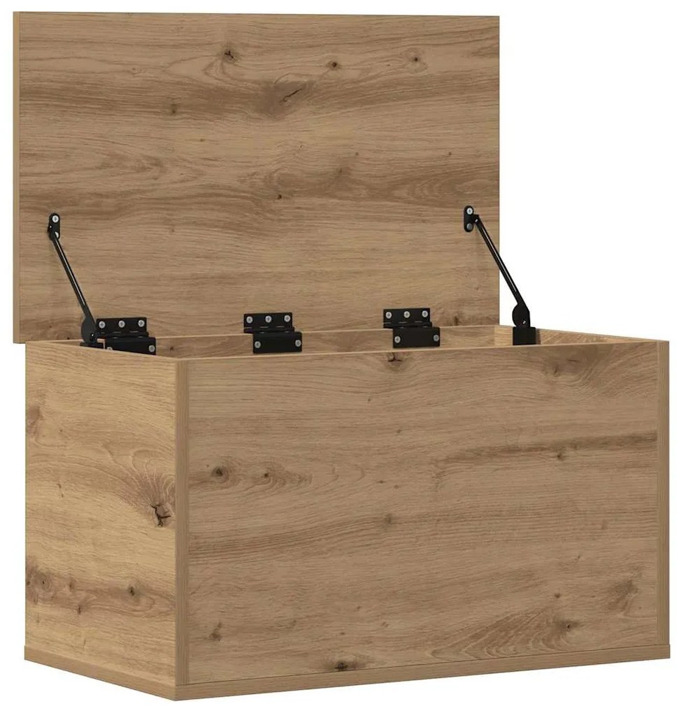 vidaXL Κουτί αποθήκευσης με αποθήκευση artisan δρυς 60 x 35 x 35 cm