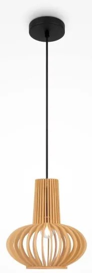 Κρεμαστό Φωτιστικό Οροφής 1xE27 Μπεζ Ξύλο Roots MOD193PL-01W Maytoni-MOD193PL-01W-Μπεζ MOD193PL-01W