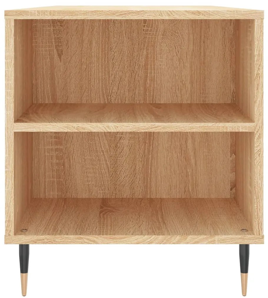 vidaXL Τραπεζάκι Σαλονιού Sonoma Δρυς 102x44,5x50 εκ. Επεξεργ. Ξύλο