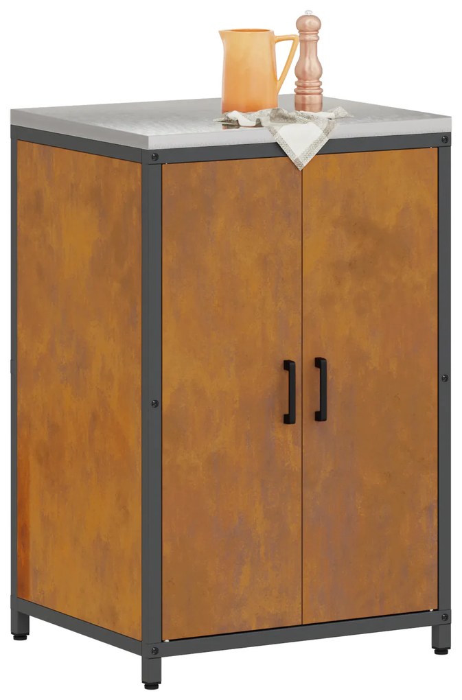 vidaXL Ντουλάπα Αποθήκευσης Κουζίνας Σκ rusty 60 x 50 x 92 εκ.