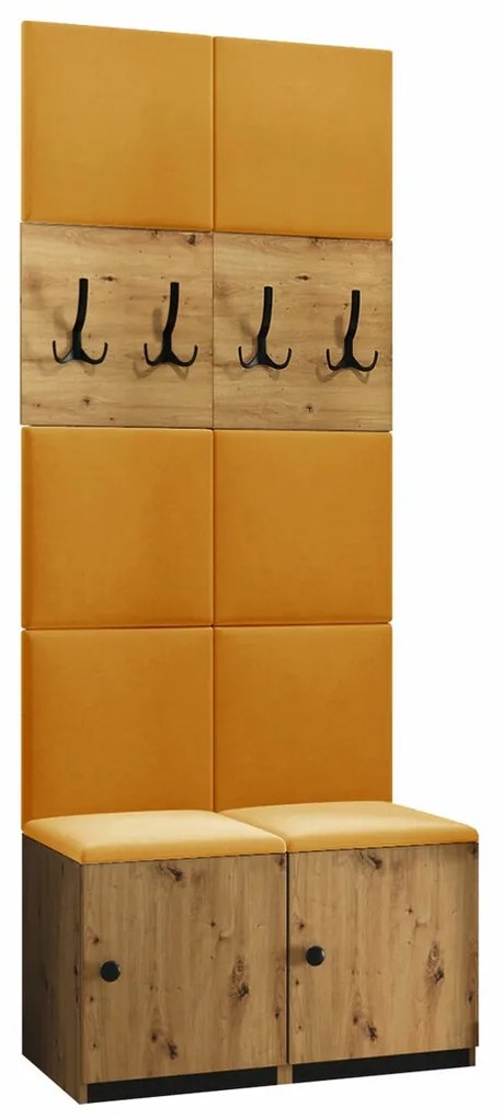 Σετ διαδρόμου Hartford E100, 44cm, 15 kg, Ταπισερί, Πλαστικοποιημένη μοριοσανίδα, Εντοιχισμένη, Τοίχου | Epipla1.gr