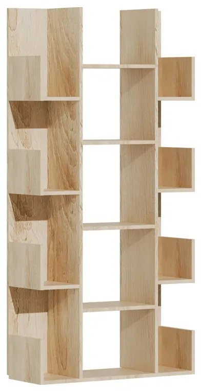 ΒΙΒΛΙΟΘΗΚΗ CHARLES PAKOWORLD ΜΕΛΑΜΙΝΗΣ ΦΥΣΙΚΟ 90X31X182,5ΕΚ