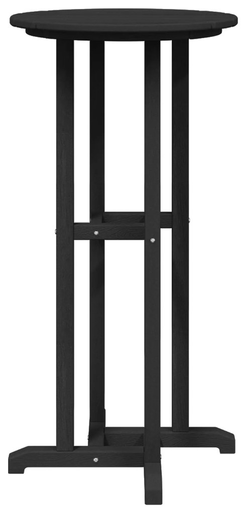 vidaXL Μαύρο Τραπέζι Μπαρ 55x55x107 εκ.