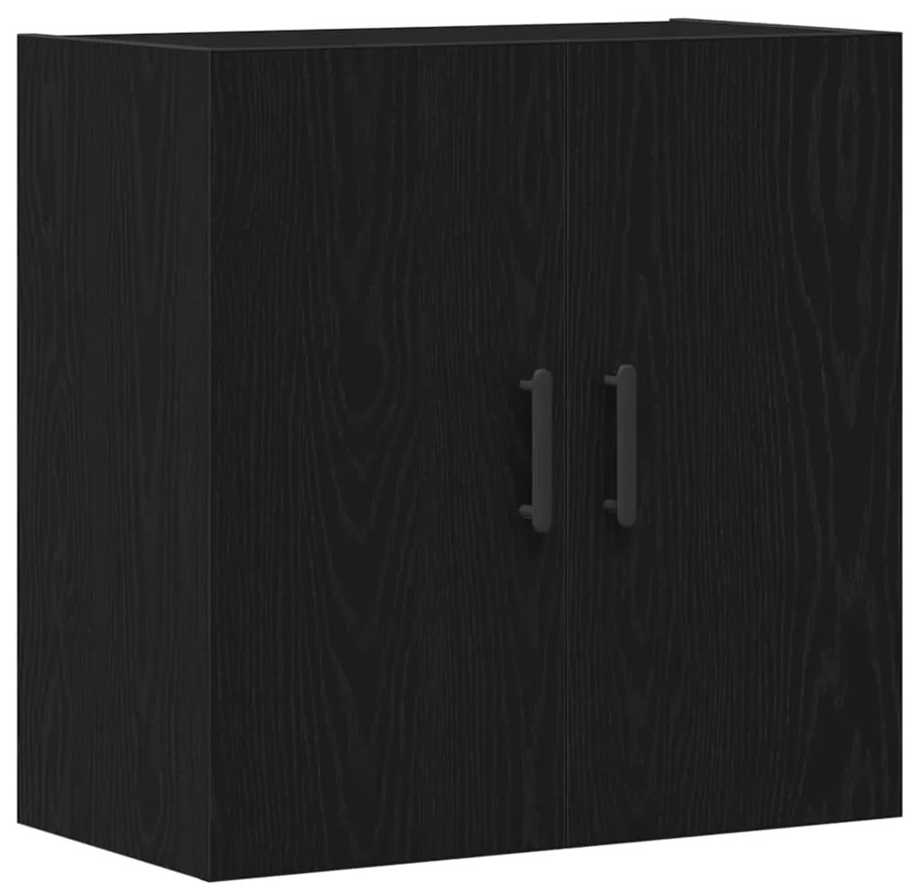 vidaXL Ντουλάπα Τοίχου Μαύρη δρυς 60 x 31 x 60 εκ. Επεξεργασμένο ξύλο