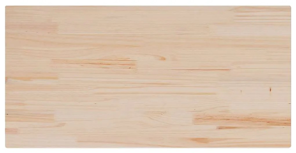 vidaXL Επιφάνεια Τραπεζιού Ορθογ. 110x55x2,5 εκ. από Μασίφ Ξύλο Πεύκου