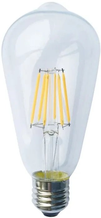 Λαμπτήρας LED Filament E27 Edis 8W 2700K Dimmable  (10 τεμάχια)