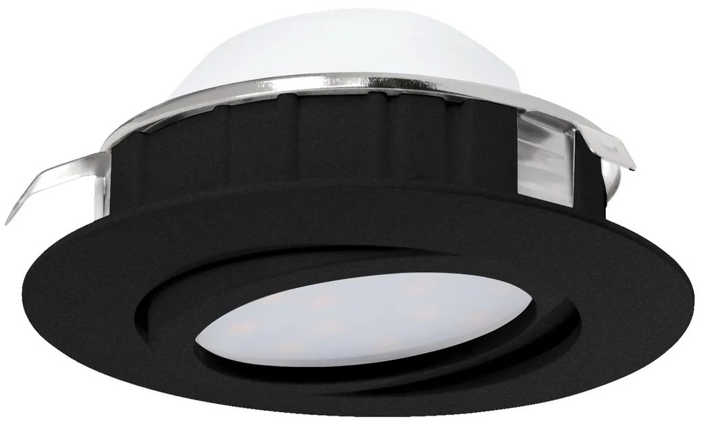 Φωτιστικό Χωνευτό Eglo 900748 PINEDA Μαύρο Ματ (Black Mat) 3000K