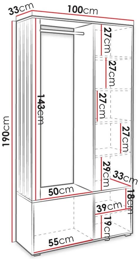 Γκαρνταρόμπα Milo-Artisan